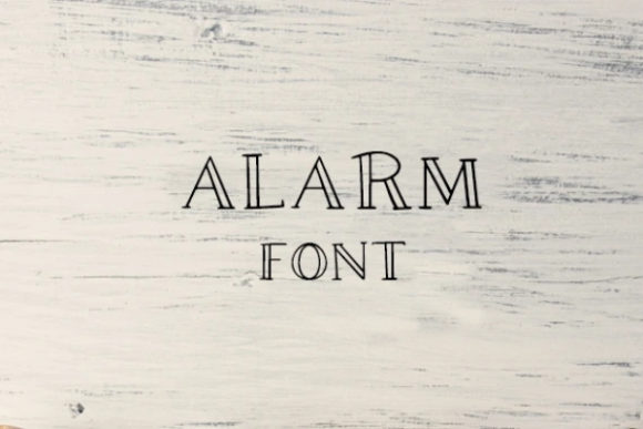 Alarm Typeface: Elevate Digital Brand Identity with Elegant Display Typography