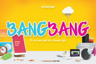 BangBang: A Cute Brush Font for Bold Branding and Creative Projects