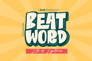 Beat Word Typeface: A Playful Display Font for Digital Branding