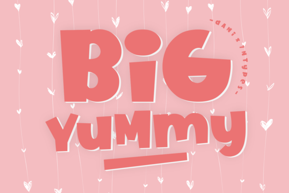 Big Yummy Display Font for Bold Brand Identity Projects