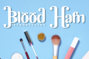 Blood Ham: The Premium Display Font for Bold Brand Identity