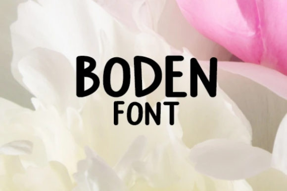 Boden Alpha Typeface for Quirky Brand Identity Design