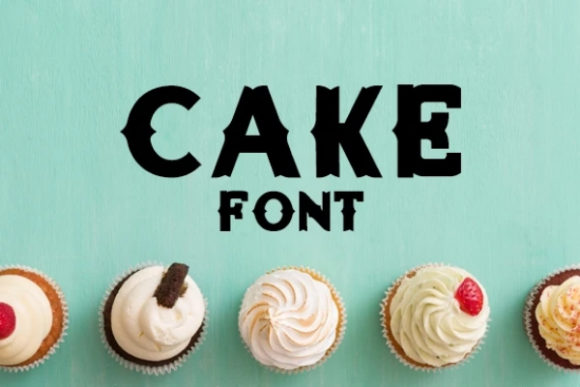 Cake: A Bold Display Font for Editorial Design