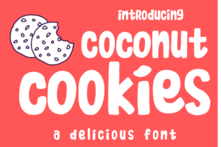 Coconut Cookies Display Font for Social Media Campaigns