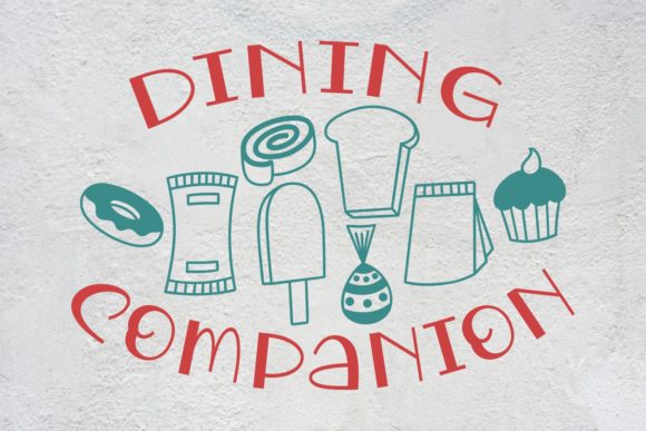 Dining Companion Typeface for Elegant Brand Identity