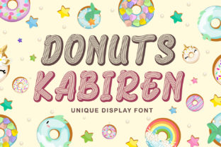 Donuts Kabiren: The Whimsical Display Font for Standout Campaigns