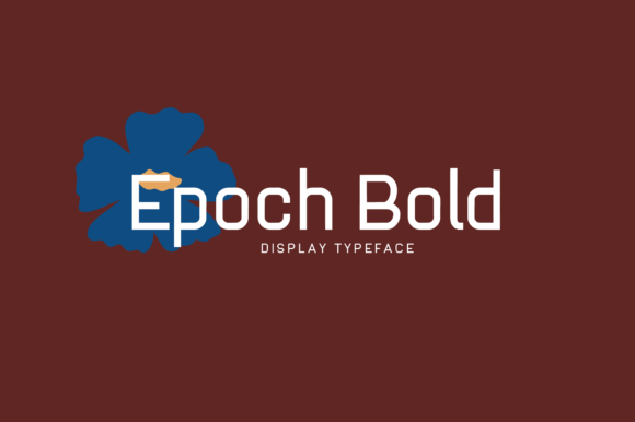 Epoch Bold Typeface for Handmade Branding and Print Design
