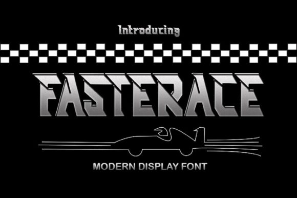 Fastrace Display Font for Editorial and Creative Projects