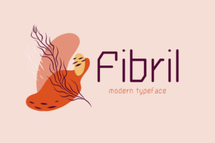 Fibril Display Font for Creative Branding and Print Design