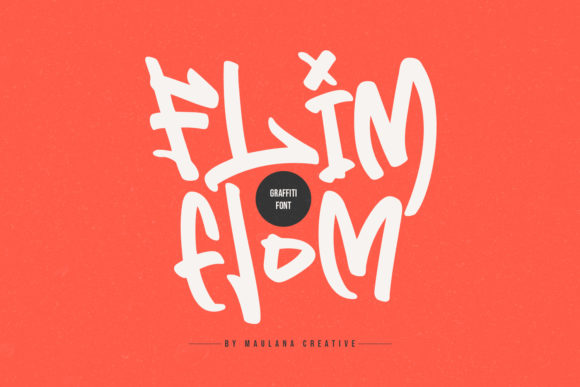 Flim Flom: The Graffiti Display Font for Bold Handmade Branding