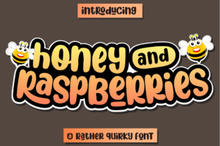 Honey and Raspberries: A Quirky Display Font for Playful Branding