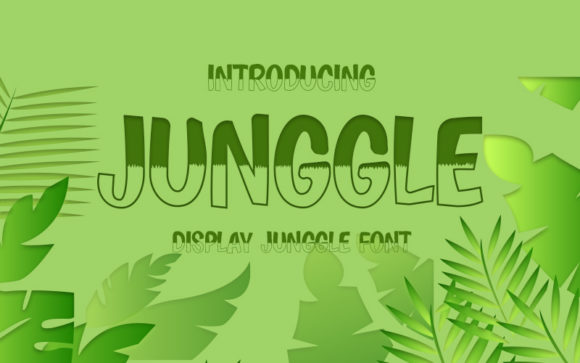 Junggle Typeface Review: A Playful Display Font for Kids and School Branding