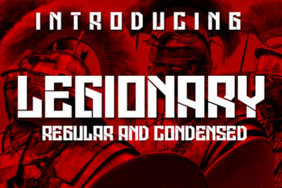 Legionary Display Font for Army-Themed Web Design