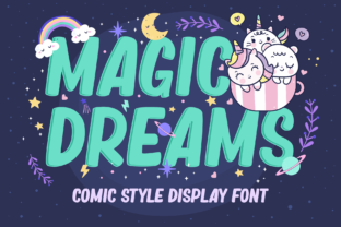 Magic Dreams Display Font for Handmade Branding and Labels