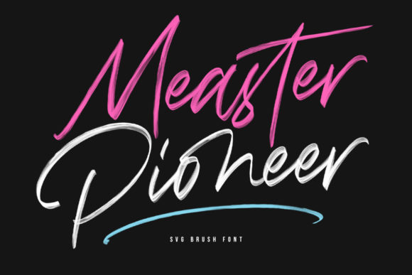 Measter Pioneer: A Brush-Style Display Font for Bold Branding