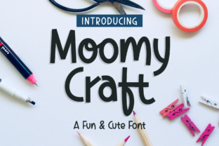 Moomycraft: The Playful Display Font for Authentic Branding