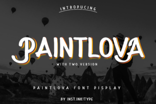 PaintLova: A Cute and Casual Display Font for Friendly Branding