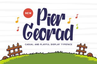 Pier Georad: The Jolly Display Font for Scroll-Stopping Social Media Graphics