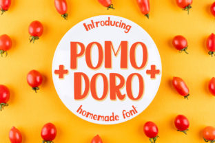 Pomodoro Display Font for Modern Brand Identity