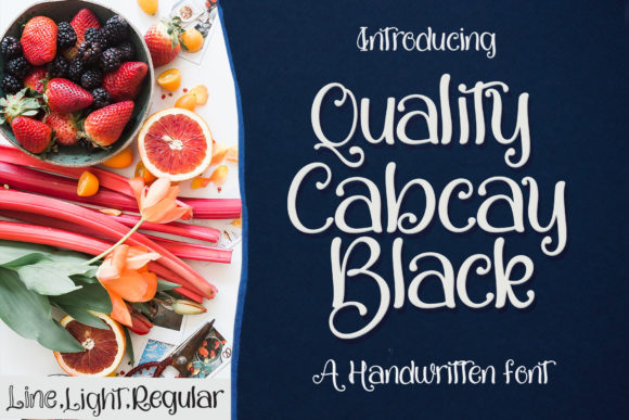 Quality Capcay: A Fresh Handwritten Font for Modern Web Design
