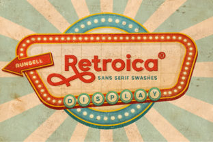 Retroica: The Vintage Display Font for Nostalgic Campaigns