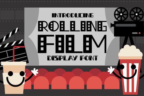 Rolling Film Typeface: The Display Font for High-Impact Campaign Visuals