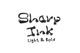 Sharp Ink: The Hand-Drawn Display Font for Scroll-Stopping Brand Content