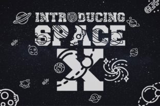 Space X: The Unique Display Font for Modern Brand Visuals