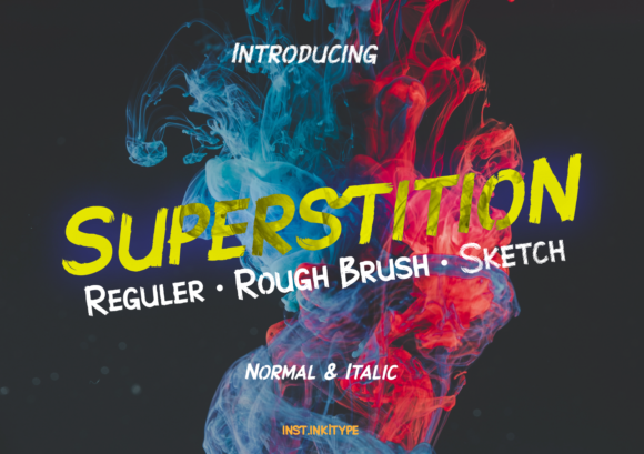 Superstition Display Font for Handmade Crafts and Branding