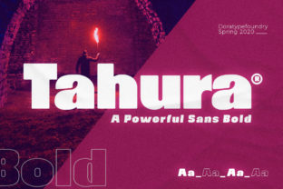 Tahura Display Font for Bold Campaign Visuals