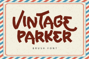 Vintage Parker: A Playful Display Font for Handmade Branding