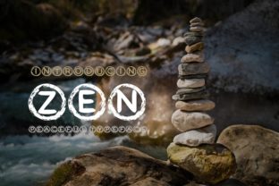 Zen Circle Typeface for Friendly Brand Identity